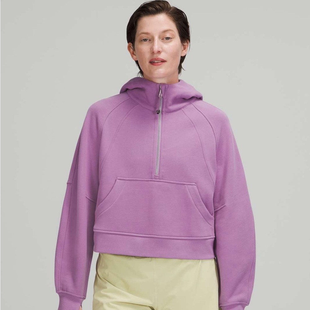 Lululemon Scuba Oversized Half-Zip Hoodie - Wisteria Purple - XS/S
